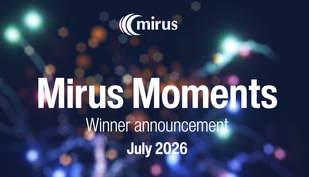Mirus Moments July winners text banner